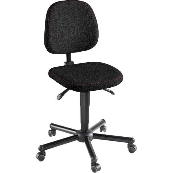 Workster Pro W19-11375 Schwerlast-Arbeitsdrehstuhl bis 250 kg mit Stoff und Rollen