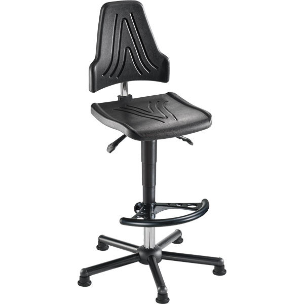 Hoher Workster Pro W19-11370 ableitfähiger ESD-Arbeitsdrehstuhl bis 250 kg