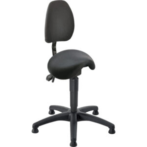 PU foam industrial swivel chair – meychair: with floor glides and